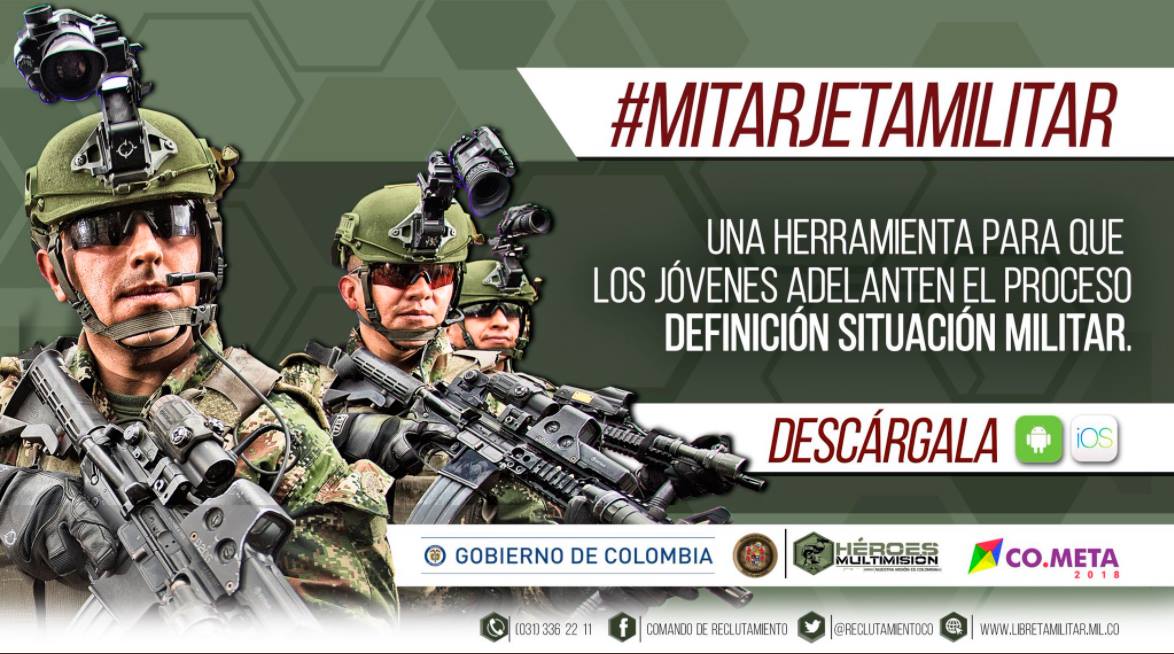 Mi Tarjeta Militar: la App que te ayuda a definir tu situaci�n militar